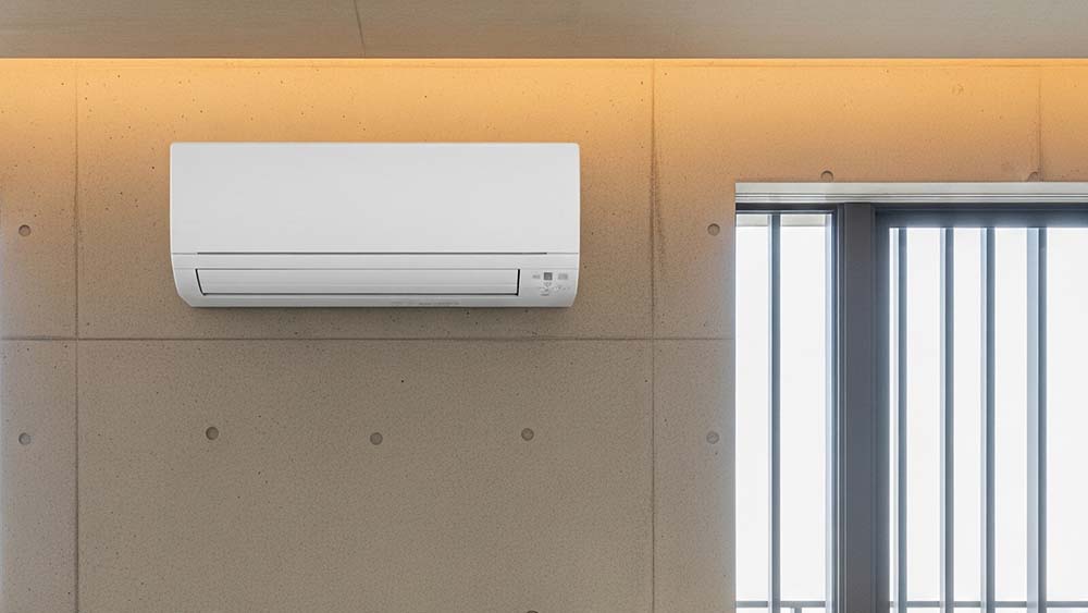 隠蔽配管のエアコン工事